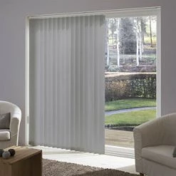 MADECOSTORE Kit Complet Store Californien à Lamelles Verticales 127mm - Gris - L150cm X H260cm - Gris