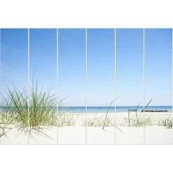 BILDERWELTEN Ensemble De Rideaux Coulissants - Baltic Sea Coast - 6 Rideaux à Panneaux Dimension: 250 X 360cm (6 Rideaux á 250 X 60cm), Système De Montage: Sans Suspension -Promos Store Boutique 11384900 3