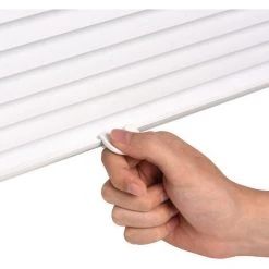 Sol Royal Store Plissé Sans Percage SolDecor P26 Blanc, 100x35 Cm -Promos Store Boutique 11493533 5