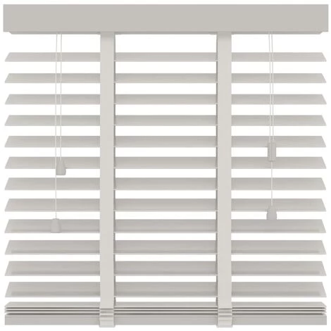 Decosol Store Horizontal Bois 50 Mm 60x130 Cm Blanc - Blanc 5 Decosol Store Horizontal Bois 50 Mm 60x130 Cm Blanc - Blanc – Image 3