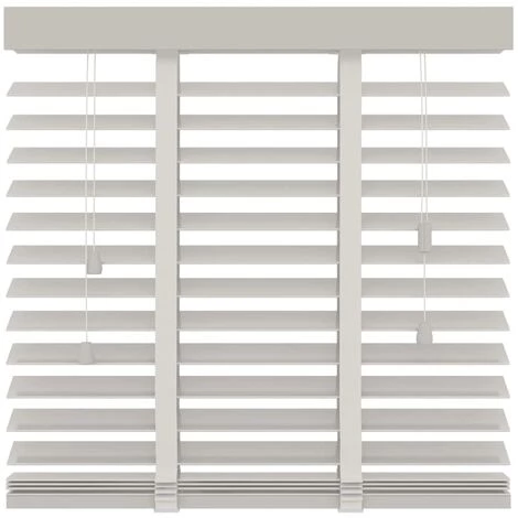 Decosol Store Horizontal Bois 50 Mm 60x180 Cm Blanc - Blanc 3 Decosol Store Horizontal Bois 50 Mm 60x180 Cm Blanc - Blanc