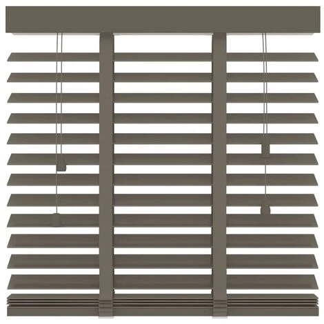 Decosol Store Horizontal Bois 50 Mm 160x180 Cm Taupe - Taupe 6 Decosol Store Horizontal Bois 50 Mm 160x180 Cm Taupe - Taupe – Image 4