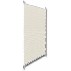 HELLOSHOP26 Store Plissé En Crème 40 X 100 Cm - Crème