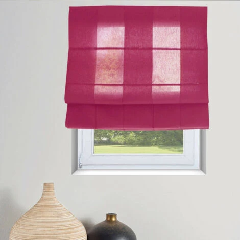 MADECOSTORE Store Bateau Tamisant Dolpo - Gamme Must - Framboise - L60 X H190cm - Framboise 4 MADECOSTORE Store Bateau Tamisant Dolpo - Gamme Must - Framboise - L60 X H190cm - Framboise – Image 2