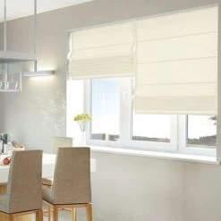 MADECOSTORE Store Bateau Tamisant Fixations Pitons - Ecru - L100 X H150cm - Ecru