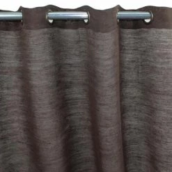 THEDECOFACTORY TRIBU - <p>Rideau En Jute Et Coton Marron 150x250 - Marron