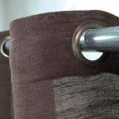 THEDECOFACTORY TRIBU - <p>Rideau En Jute Et Coton Marron 150x250 - Marron -Promos Store Boutique 13247607 3