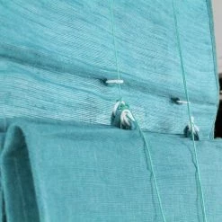 THEDECOFACTORY TRIBU - <p>Store Voilage En Jute Et Coton Bleu Clair 60x200 - Bleu Clair -Promos Store Boutique 13248967 4