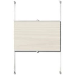 VIDAXL Store Plissé En Crème 70 X 125cm - Crème -Promos Store Boutique 14271803 4