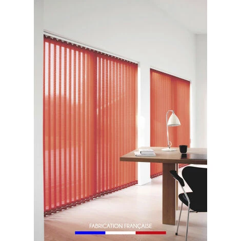 MADECOSTORE Kit Complet Store Californien à Lamelles Verticales 89mm - H280cm - Rouge - L56cm X H280cm - Rouge 4 MADECOSTORE Kit Complet Store Californien à Lamelles Verticales 89mm - H280cm - Rouge - L56cm X H280cm - Rouge – Image 2