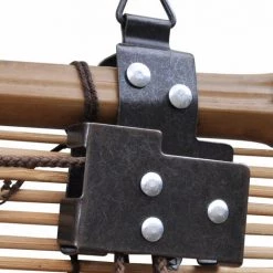 HELLOSHOP26 Store Enrouleur Bambou Brun 140 X 160 Cm Fenêtre Rideau Pare-vue Volet Roulant - Marron -Promos Store Boutique 15092186 4