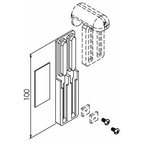 AVOSDIM Lot 2 Fixations Sans Perçage Avec Extension Pour Store 5 AVOSDIM Lot 2 Fixations Sans Perçage Avec Extension Pour Store – Image 3