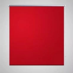 VIDAXL Store Enrouleur Occultant Rouge 40 X 100 Cm