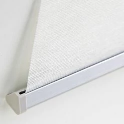 MADECOSTORE Store Enrouleur Voile Automatique Sans Percer - Blanc - L66 X H170cm - Blanc -Promos Store Boutique 15776820 3