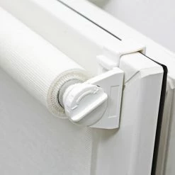 MADECOSTORE Store Enrouleur Voile Automatique Sans Percer - Blanc - L66 X H170cm - Blanc -Promos Store Boutique 15776820 4