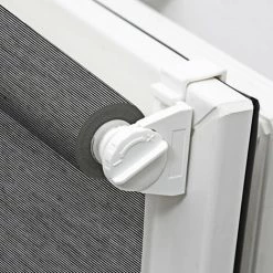 MADECOSTORE Store Enrouleur Voile Automatique Sans Percer - Gris - L41 X H170cm - Gris -Promos Store Boutique 15776824 4