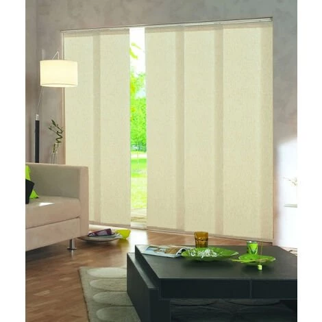 MADECOSTORE Kit Complet Panneaux Japonais 60cm - Blanc - L115 X H250cm - Blanc 5 MADECOSTORE Kit Complet Panneaux Japonais 60cm - Blanc - L115 X H250cm - Blanc – Image 3