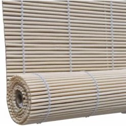 Stores à Rouleau Bambou Naturel 2 Pcs 120 X 160 Cm VidaXL -Promos Store Boutique 15819477 4