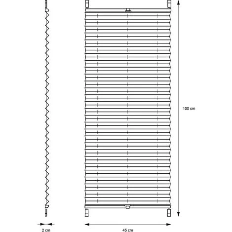 ECD Germany Plissés 45 X 100 Cm - Gris - Klemmfix - EasyFix - Sans Perçage - Pour Le Soleil Et La Protection De La Vie Privée - Pour Les Fenêtres Et Portes -. - Y Compris Matériel Aveugle Store Ombre Fenêtre Aveugle Romaine 4 ECD Germany Plissés 45 X 100 Cm - Gris - Klemmfix - EasyFix - Sans Perçage - Pour Le Soleil Et La Protection De La Vie Privée - Pour Les Fenêtres Et Portes -. - Y Compris Matériel Aveugle Store Ombre Fenêtre Aveugle Romaine – Image 2