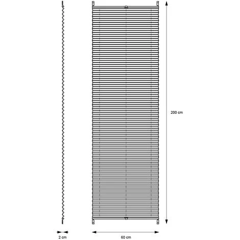 ECD GERMANY Store Plissé Aveugle Rollo Pour Fenêtre Klemmfix Sans Perçage 60 X 200 Cm Crème 4 ECD GERMANY Store Plissé Aveugle Rollo Pour Fenêtre Klemmfix Sans Perçage 60 X 200 Cm Crème – Image 2