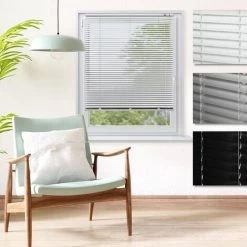 ECD Germany Aluminium Stores 110 X 220 Cm - Ailettes En Aluminium - - Noir Protection Visuelle, La Lumière Et L'éblouissement - Pour Fenêtres Et Portes - Y Compris Tous Les Accessoires De Montage -. Store De Fenêtre En Aluminium Store Vénitien Rollo