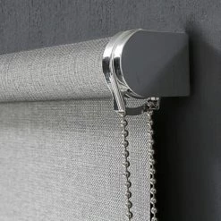 MADECOSTORE Store Enrouleur Occultant Ancona Effet Tweed - Gamme Must - Gris - L49 X H250cm - Gris -Promos Store Boutique 17345582 3