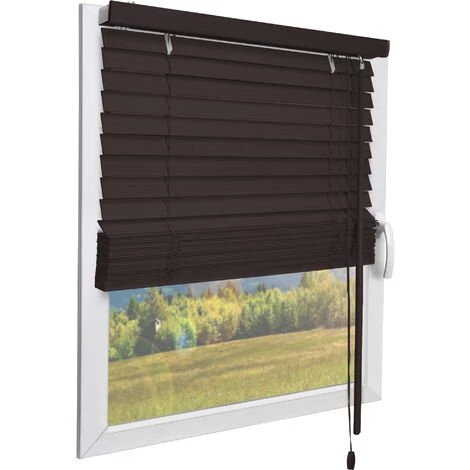 Sol Royal FSC Store Vénitien En Bois SolDecor JH3 - Marron Foncé 40cm, 130 4 Sol Royal FSC Store Vénitien En Bois SolDecor JH3 - Marron Foncé 40cm, 130 – Image 2