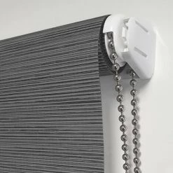 MADECOSTORE Store Enrouleur Tamisant Gris Chiné H250cm - Gamme Must - Gris Foncé - L64 X H250cm - Gris Foncé -Promos Store Boutique 18079771 3