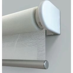MADECOSTORE Store Enrouleur Voile E-roll Motorisé - Blanc - L84 X H250cm - Blanc -Promos Store Boutique 18465645 3