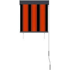 Store Roulant D'extérieur 60x250 Cm Orange Et Marron VidaXL -Promos Store Boutique 19228255 4