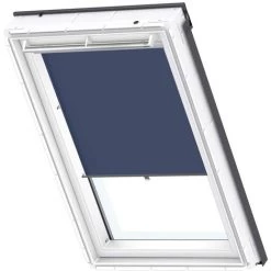 Store Rideau Tamisant VELUX Original Avec Crochets Pour Fenêtres De Toit VELUX, CK04, C04, 6, CK02, C02, CK01, C01, 9 Bleu Foncé