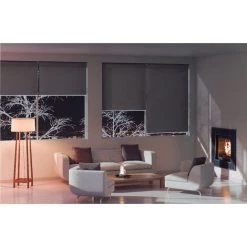 SAV Store Enrouleur Occultant Gris 0.9X2.5m -Promos Store Boutique 22497309 3