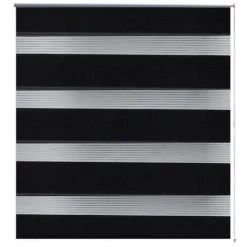 HELLOSHOP26 Store Enrouleur Noir Tamisant 80 X 175 Cm Fenêtre Rideau Pare-vue Volet Roulant - Noir