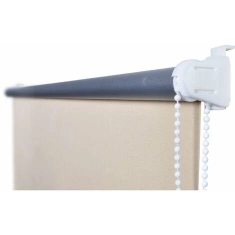 HELLOSHOP26 Store Enrouleur Occultant Marron 40 X 100 Cm Fenêtre Rideau Pare-vue Volet Roulant - Marron 5 HELLOSHOP26 Store Enrouleur Occultant Marron 40 X 100 Cm Fenêtre Rideau Pare-vue Volet Roulant - Marron – Image 3