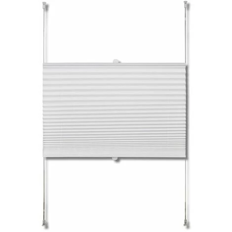 HOMMOO Store Plisse En Blanc 100 X 200 Cm HDV08298 6 HOMMOO Store Plisse En Blanc 100 X 200 Cm HDV08298 – Image 4