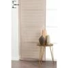 RIDEAUDISCOUNT Panneau Japonais 60 X 300 Cm à Scratch Grande Hauteur Rayures Horizontales Tissées Taupe - Brun -Promos Store Boutique 25960143 1