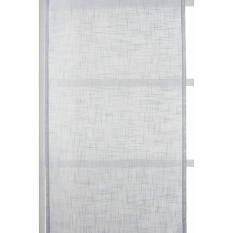RIDEAUDISCOUNT Panneau Japonais Transparent 60 X 300 Cm à Scratch Grande Hauteur Effet Lin Uni Gris - Gris 5 RIDEAUDISCOUNT Panneau Japonais Transparent 60 X 300 Cm à Scratch Grande Hauteur Effet Lin Uni Gris - Gris – Image 3
