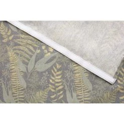 RIDEAUDISCOUNT Panneau Japonais 60 X 300 Cm à Scratch Grande Hauteur Polycoton Recyclé Imprimé Motif Floral Naturel - Vert -Promos Store Boutique 25960198 5