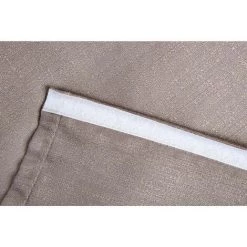 RIDEAUDISCOUNT Panneau Japonais 60 X 300 Cm à Scratch Grande Hauteur Tramé Uni Brun - Brun -Promos Store Boutique 25960205 4