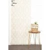 RIDEAUDISCOUNT Panneau Japonais 60 X 300 Cm à Scratch Grande Hauteur Effet Naturel Motif Géométrique Tissé Ecru - Ecru -Promos Store Boutique 25960370 1