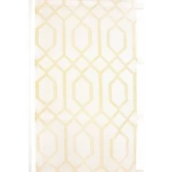 RIDEAUDISCOUNT Panneau Japonais 60 X 300 Cm à Scratch Grande Hauteur Effet Naturel Motif Géométrique Tissé Ecru - Ecru -Promos Store Boutique 25960370 3