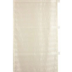 RIDEAUDISCOUNT Panneau Japonais 60 X 300 Cm à Scratch Grande Hauteur Rayures Horizontales Tissées Ivoire - Ecru -Promos Store Boutique 25960375 3