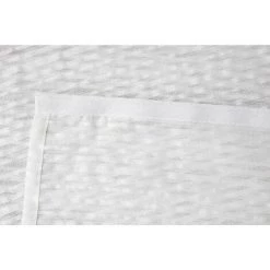 RIDEAUDISCOUNT Panneau Japonais 60 X 300 Cm à Scratch Grande Hauteur Rayures Horizontales Tissées Blanc - Blanc -Promos Store Boutique 25960378 4