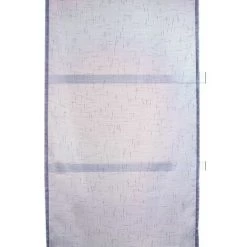 RIDEAUDISCOUNT Panneau Japonais 60 X 300 Cm à Scratch Grande Hauteur Fil Lurex Argenté Tissé Uni Bleu - Bleu -Promos Store Boutique 25960380 3
