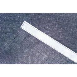 RIDEAUDISCOUNT Panneau Japonais 60 X 300 Cm à Scratch Grande Hauteur Fil Lurex Argenté Tissé Uni Bleu - Bleu -Promos Store Boutique 25960380 4