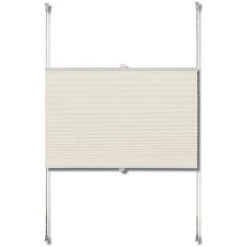 TRUE DEAL Store Plissé En Crème 90 X 150 Cm -Promos Store Boutique 26218391 4