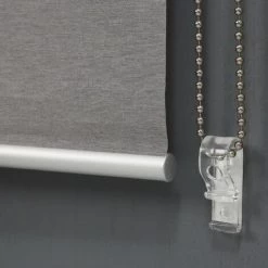 MADECOSTORE Store Enrouleur Voile Mesh Sans Percer - Gamme Must - Gris Souris - L36 X H170cm - Gris Souris -Promos Store Boutique 26627853 4