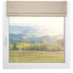 Sol Royal RA3 Store Bateau Sans Perçage Store Romain Store Bateau Nature Store Fenêtre Avec Support Sans Perçage 60cm, 130cm -Promos Store Boutique 27115480 3