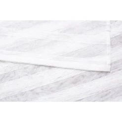 RIDEAUDISCOUNT Panneau Japonais 60 X 300 Cm à Scratch Grande Hauteur Effet Naturel Tissé Rayures Horizontales Blanc - Blanc -Promos Store Boutique 27362334 4