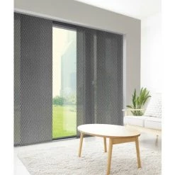 MADECOSTORE Panneau Japonais Tamisant Motif Diamond Jacquard 50cm - - L50 X H250cm